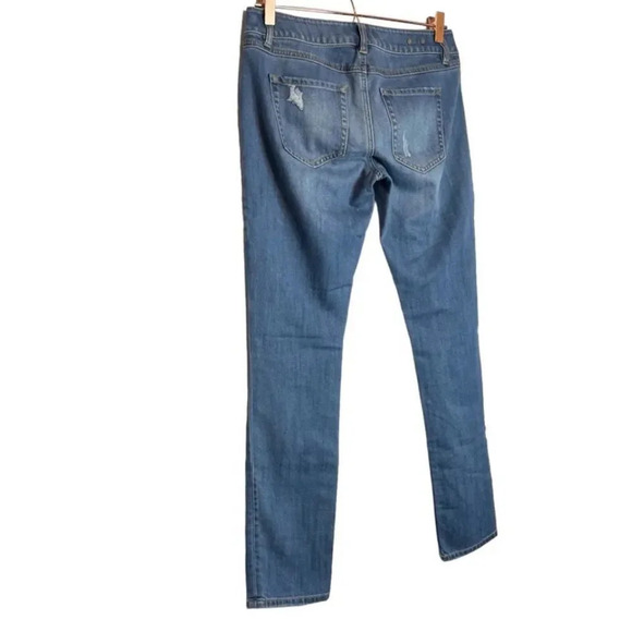 CAbi Mojave Slim Boyfriend Jeans Size 2 Distressed Denim Stretch #5165 - Picture 6 of 9